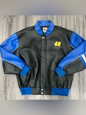 Vintage Winners Circle Jimmie Johnson Nascar/Lowe’s #48 Jacket Size L